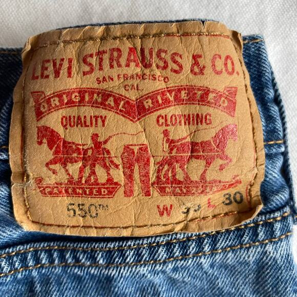 Levi's Men's 550 Denim Jeans Size 35X30 - Picture 5 of 9